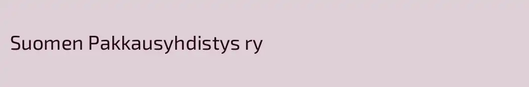 Suomen Pakkausyhdistys ry